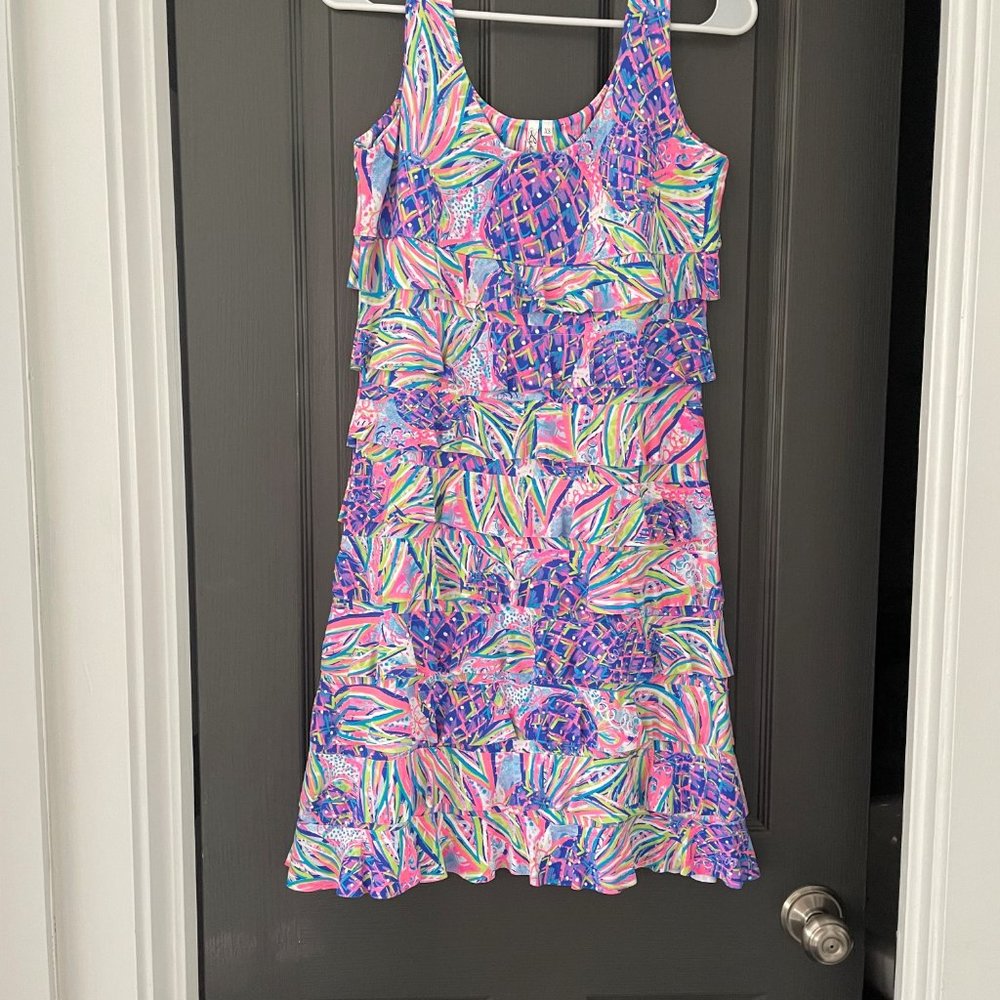 XS Lulu B tiered ruffle tank dress (never been worn)